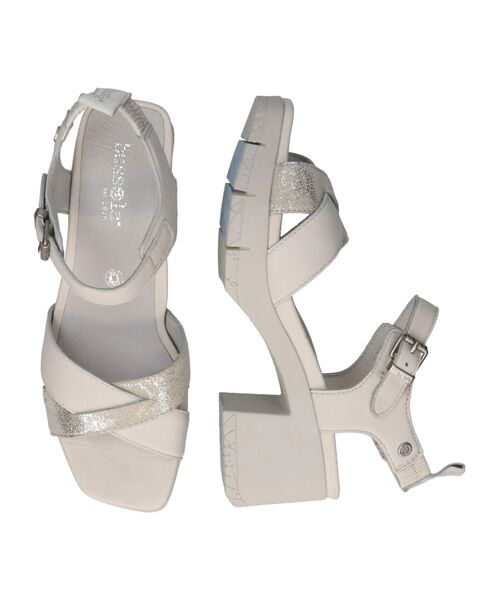 INTER-CHAUSSURES / インター ショシュール サンダル | 【bossola】アンクルストラップヒールサンダル | 詳細13