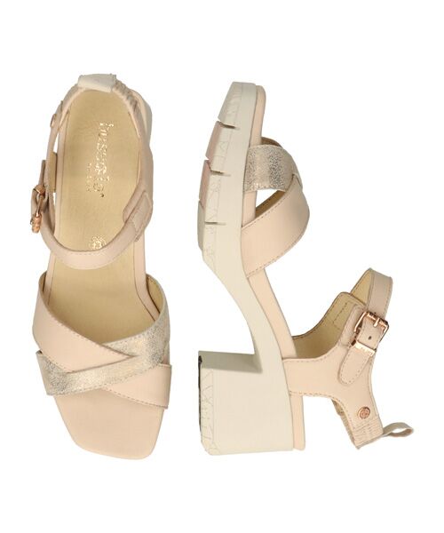 INTER-CHAUSSURES / インター ショシュール サンダル | 【bossola】アンクルストラップヒールサンダル | 詳細20