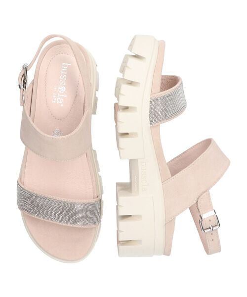 INTER-CHAUSSURES / インター ショシュール サンダル | 【bossola】厚底ボリュームソールダブルベルトサンダル | 詳細13