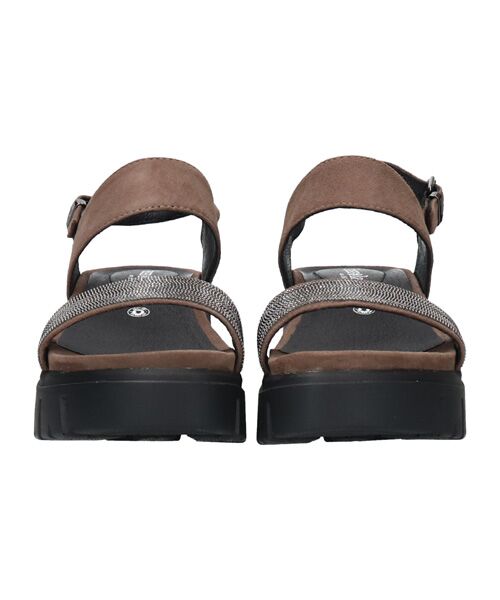 INTER-CHAUSSURES / インター ショシュール サンダル | 【bossola】厚底ボリュームソールダブルベルトサンダル | 詳細18