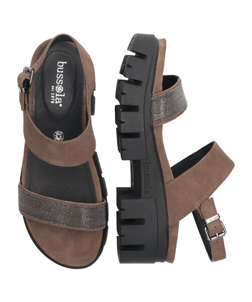 INTER-CHAUSSURES / インター ショシュール サンダル | 【bossola】厚底ボリュームソールダブルベルトサンダル | 詳細20