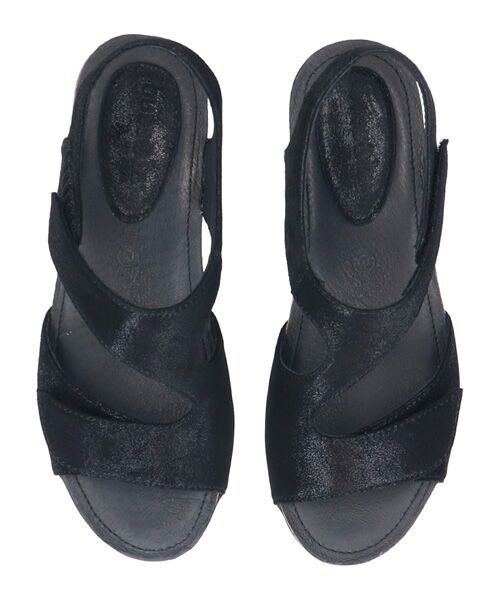INTER-CHAUSSURES / インター ショシュール サンダル | 【bossola】ベルクロウェッジヒールサンダル | 詳細4