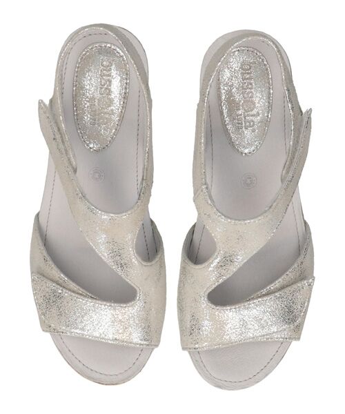 INTER-CHAUSSURES / インター ショシュール サンダル | 【bossola】ベルクロウェッジヒールサンダル | 詳細10