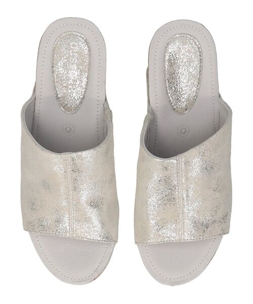 INTER-CHAUSSURES / インター ショシュール サンダル | 【bossola】ウェッジヒールミュールサンダル | 詳細10