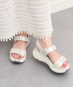 INTER-CHAUSSURES / インター ショシュール サンダル | 【bossola】厚底クッションベルトサンダル