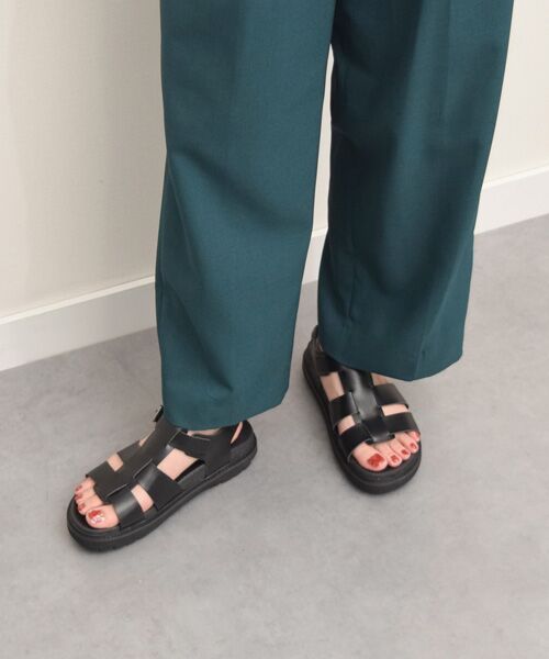INTER-CHAUSSURES/インター ショシュール 【bossola】軽量ソールグルカサンダル ブラック 36 INTER-CHAUSSURES/インター ショシュール 【bossola】軽量ソールグルカサンダル ブラック 36