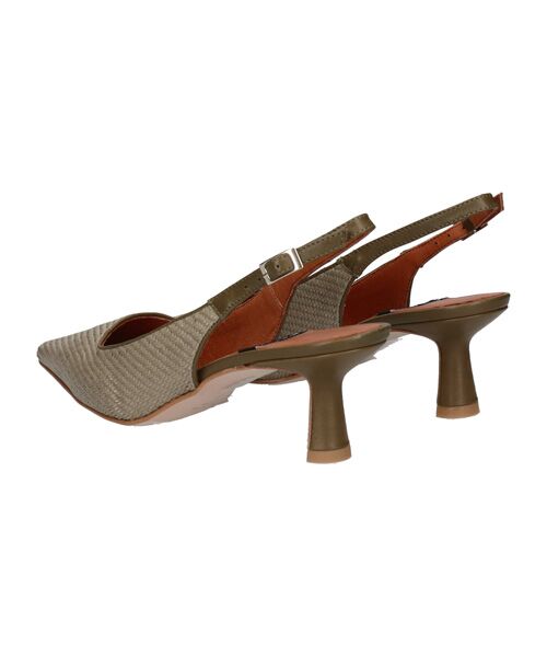 INTER-CHAUSSURES / インター ショシュール パンプス | 【ANGEL ALARCON】ポインテッドトウラフィアバックバンド | 詳細9