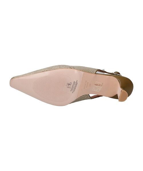 INTER-CHAUSSURES / インター ショシュール パンプス | 【ANGEL ALARCON】ポインテッドトウラフィアバックバンド | 詳細13