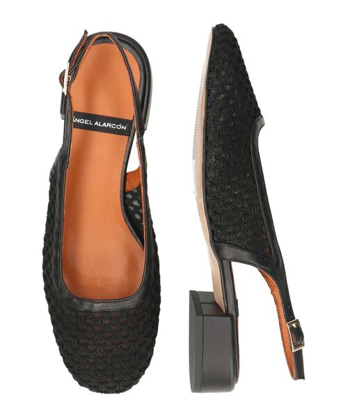 INTER-CHAUSSURES / インター ショシュール パンプス | 【ANGEL ALARCON】ラウンドトウメッシュバックバンド | 詳細6