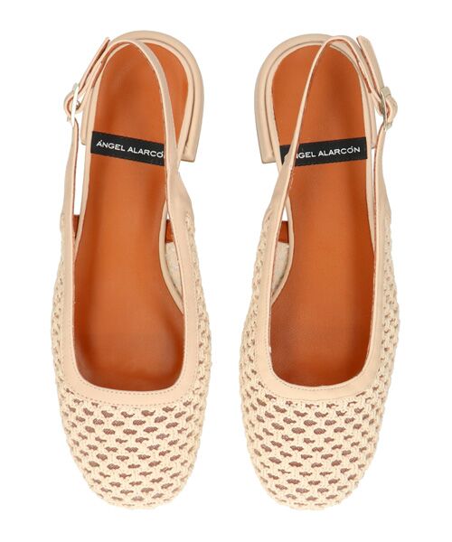 INTER-CHAUSSURES / インター ショシュール パンプス | 【ANGEL ALARCON】ラウンドトウメッシュバックバンド | 詳細12