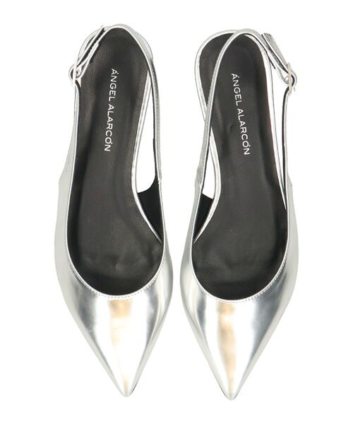 INTER-CHAUSSURES / インター ショシュール パンプス | 【ANGEL ALARCON】ポインテッドトウローヒールバックバンド | 詳細5