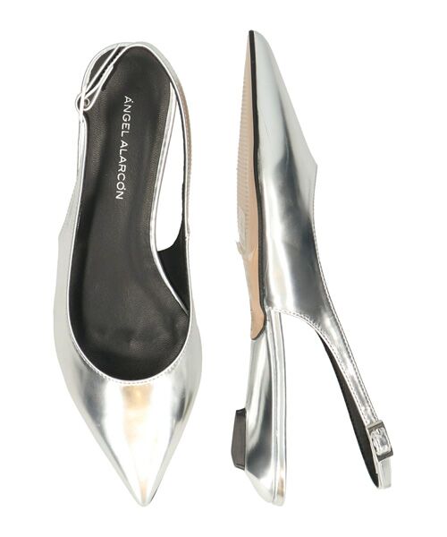 INTER-CHAUSSURES / インター ショシュール パンプス | 【ANGEL ALARCON】ポインテッドトウローヒールバックバンド | 詳細6