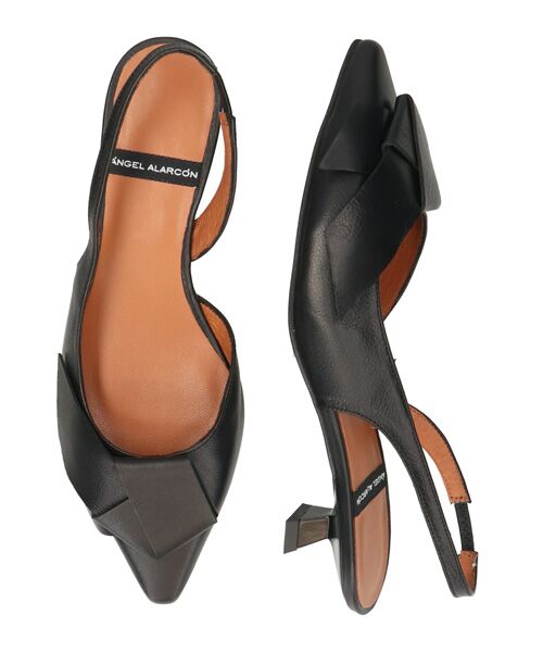 INTER-CHAUSSURES / インター ショシュール パンプス | 【ANGEL ALARCON】ノットオーナメントバックバンドパンプス | 詳細6