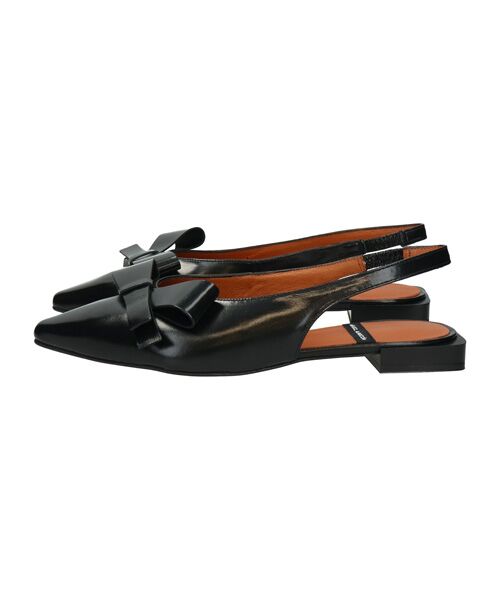 INTER-CHAUSSURES / インター ショシュール パンプス | 【ANGEL ALARCON】ポインテッドトウローヒールリボンパンプス | 詳細2