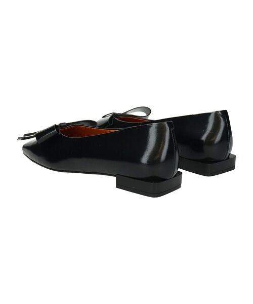 INTER-CHAUSSURES / インター ショシュール パンプス | 【ANGEL ALARCON】スクエアトウローヒールリボンパンプス | 詳細3