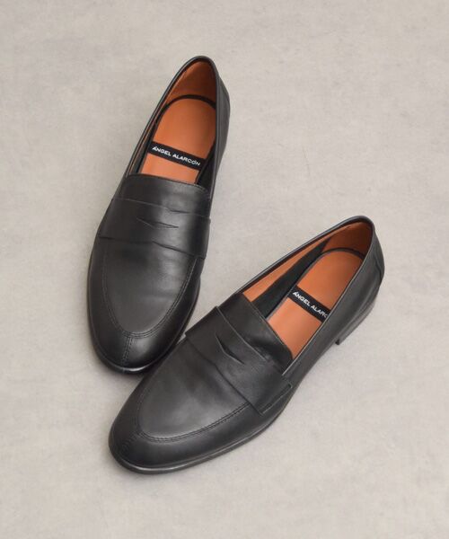 INTER-CHAUSSURES/インター ショシュール 【ANGEL ALARCON】ラウンドトウベーシックローファー ブラック 35 INTER-CHAUSSURES/インター ショシュール 【ANGEL ALARCON】ラウンドトウベーシックローファー ブラック 35