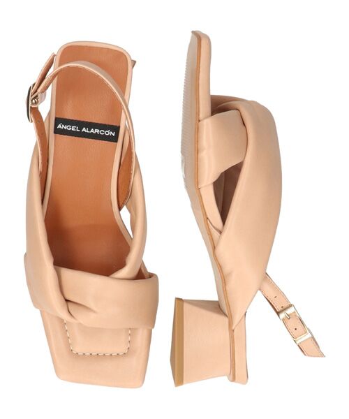 INTER-CHAUSSURES / インター ショシュール サンダル | 【ANGEL ALARCON】スクエアトウチャンキーヒールサンダル | 詳細11