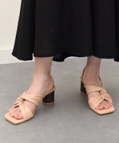 INTER-CHAUSSURES / インター ショシュール サンダル | 【ANGEL ALARCON】スクエアトウクロスベルトサンダル