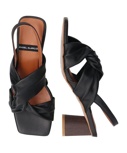 INTER-CHAUSSURES / インター ショシュール サンダル | 【ANGEL ALARCON】スクエアトウクロスベルトサンダル | 詳細5