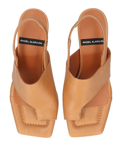 INTER-CHAUSSURES / インター ショシュール サンダル | 【ANGEL ALARCON】スクエアトウバックバンドトングサンダル | 詳細12
