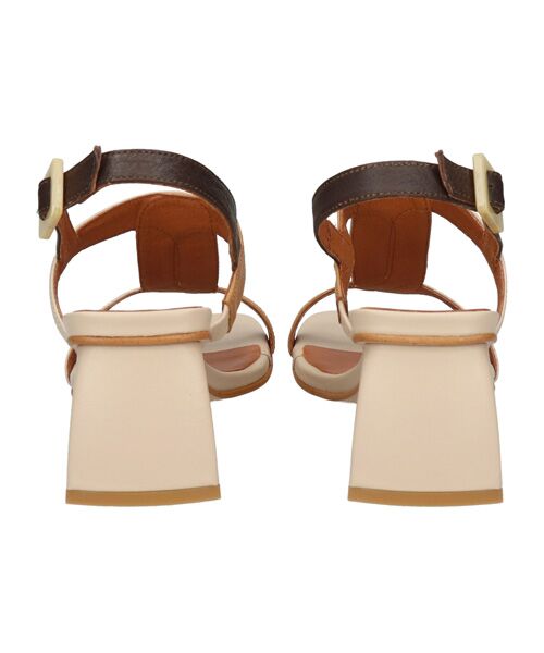 INTER-CHAUSSURES / インター ショシュール サンダル | 【ANGEL ALARCON】カラーコンビチャンキーヒールサンダル | 詳細10