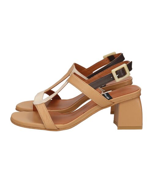 INTER-CHAUSSURES / インター ショシュール サンダル | 【ANGEL ALARCON】カラーコンビチャンキーヒールサンダル | 詳細15