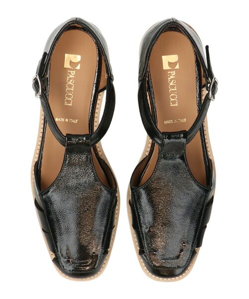 INTER-CHAUSSURES / インター ショシュール サンダル | 【PASCUCCI】ソフトスクエアトウグルカシューズ | 詳細5