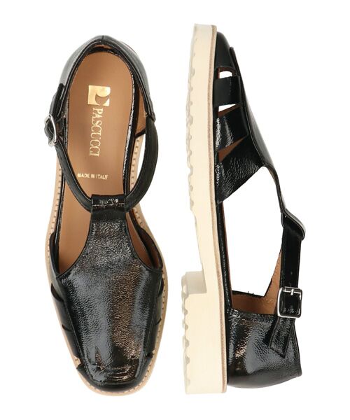 INTER-CHAUSSURES / インター ショシュール サンダル | 【PASCUCCI】ソフトスクエアトウグルカシューズ | 詳細6