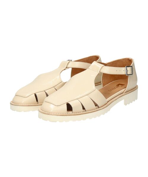 INTER-CHAUSSURES / インター ショシュール サンダル | 【PASCUCCI】ソフトスクエアトウグルカシューズ | 詳細8