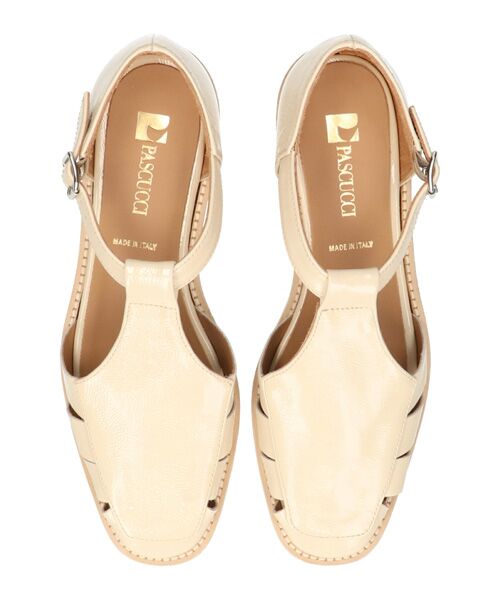 INTER-CHAUSSURES / インター ショシュール サンダル | 【PASCUCCI】ソフトスクエアトウグルカシューズ | 詳細12