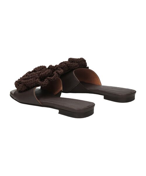 INTER-CHAUSSURES / インター ショシュール サンダル | 【ANGEL ALARCON】フラワーオーナメントフラットサンダル | 詳細9