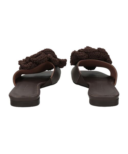 INTER-CHAUSSURES / インター ショシュール サンダル | 【ANGEL ALARCON】フラワーオーナメントフラットサンダル | 詳細10