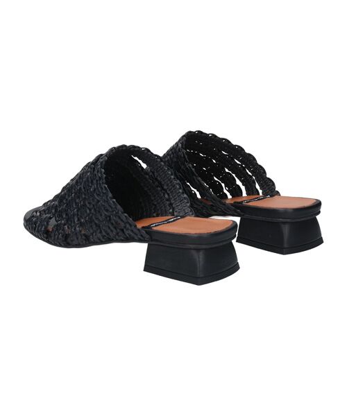 INTER-CHAUSSURES / インター ショシュール サンダル | 【ANGEL ALARCON】ローヒールラフィアサンダル | 詳細2