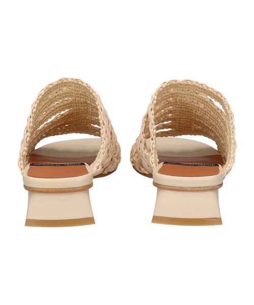 INTER-CHAUSSURES / インター ショシュール サンダル | 【ANGEL ALARCON】ローヒールラフィアサンダル | 詳細10