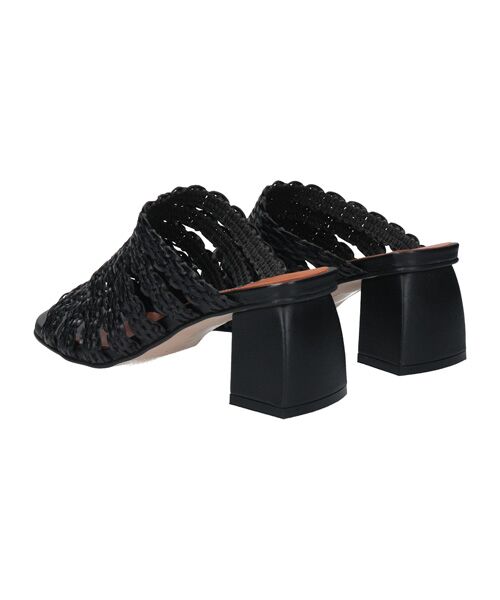 INTER-CHAUSSURES / インター ショシュール サンダル | 【ANGEL ALARCON】チャンキーヒールラフィアサンダル | 詳細2