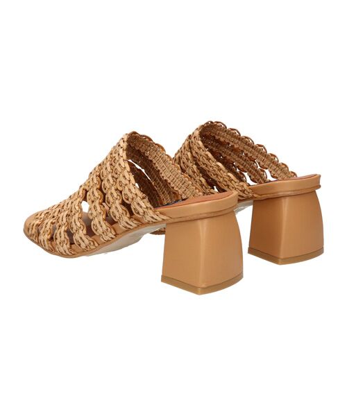 INTER-CHAUSSURES / インター ショシュール サンダル | 【ANGEL ALARCON】チャンキーヒールラフィアサンダル | 詳細16