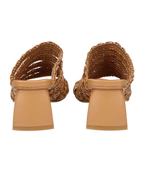 INTER-CHAUSSURES / インター ショシュール サンダル | 【ANGEL ALARCON】チャンキーヒールラフィアサンダル | 詳細17