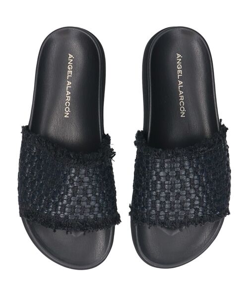 INTER-CHAUSSURES / インター ショシュール サンダル | 【ANGEL ALARCON】フットベッドラフィアスライドサンダル | 詳細5