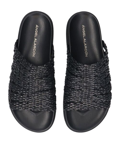 INTER-CHAUSSURES / インター ショシュール サンダル | 【ANGEL ALARCON】フットベッドラフィアサンダル | 詳細4