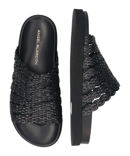 INTER-CHAUSSURES / インター ショシュール サンダル | 【ANGEL ALARCON】フットベッドラフィアサンダル | 詳細5