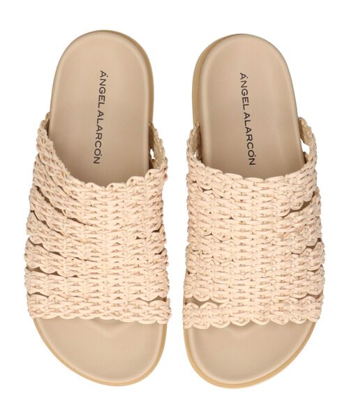 INTER-CHAUSSURES / インター ショシュール サンダル | 【ANGEL ALARCON】フットベッドラフィアサンダル | 詳細11