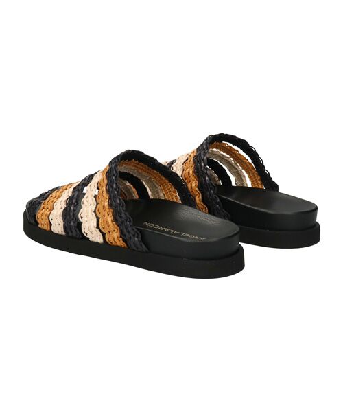 INTER-CHAUSSURES / インター ショシュール サンダル | 【ANGEL ALARCON】フットベッドラフィアサンダル | 詳細16