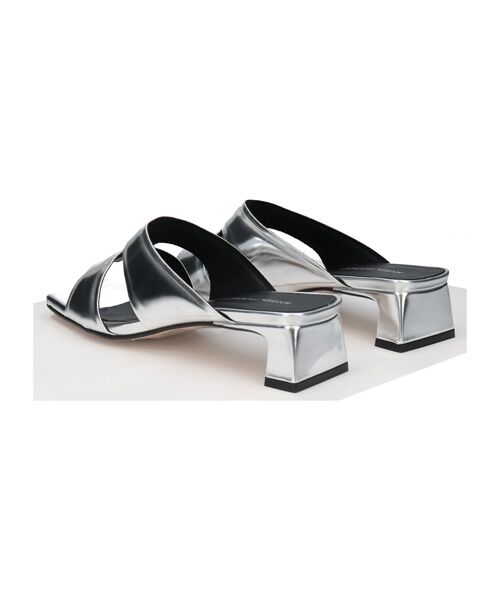INTER-CHAUSSURES / インター ショシュール サンダル | 【ANGEL ALARCON】スクエアトウローヒールミュールサンダル | 詳細3