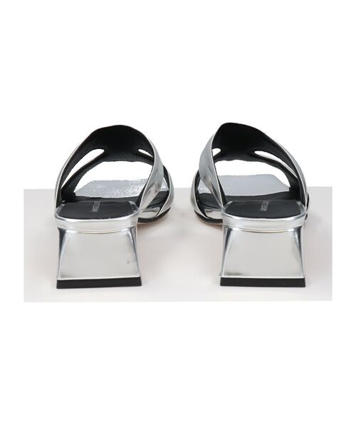 INTER-CHAUSSURES / インター ショシュール サンダル | 【ANGEL ALARCON】スクエアトウローヒールミュールサンダル | 詳細4