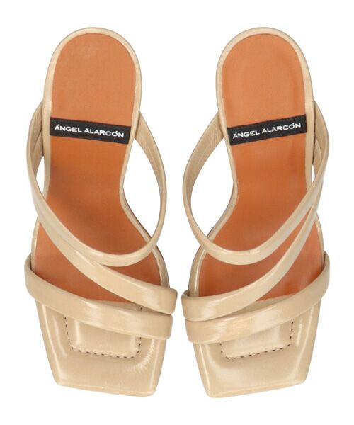 INTER-CHAUSSURES / インター ショシュール サンダル | 【ANGEL ALARCON】スクエアトウハイヒールサンダル | 詳細11