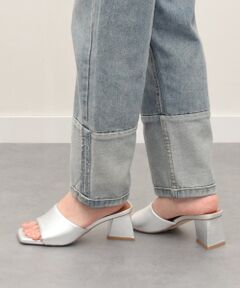 INTER-CHAUSSURES / インター ショシュール サンダル | 【ANGEL ALARCON】スクエアトウミュールサンダル