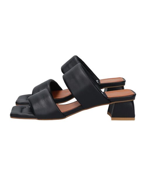INTER-CHAUSSURES / インター ショシュール サンダル | 【ANGEL ALARCON】スクエアトウパフストラップサンダル | 詳細1