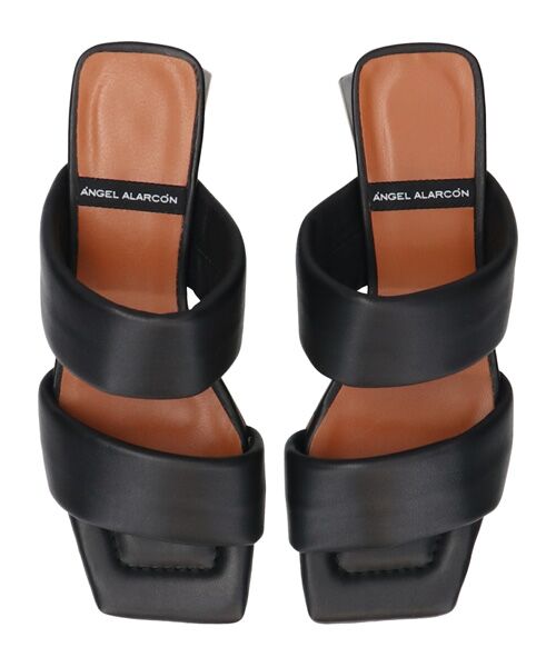 INTER-CHAUSSURES / インター ショシュール サンダル | 【ANGEL ALARCON】スクエアトウパフストラップサンダル | 詳細4