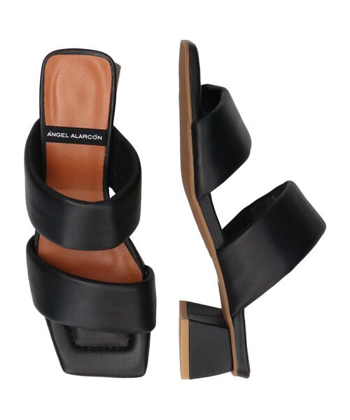 INTER-CHAUSSURES / インター ショシュール サンダル | 【ANGEL ALARCON】スクエアトウパフストラップサンダル | 詳細5