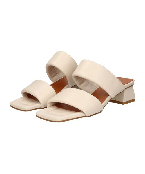 INTER-CHAUSSURES / インター ショシュール サンダル | 【ANGEL ALARCON】スクエアトウパフストラップサンダル | 詳細7
